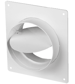 Kołnierz przyścienny z zaworem zwrotnym